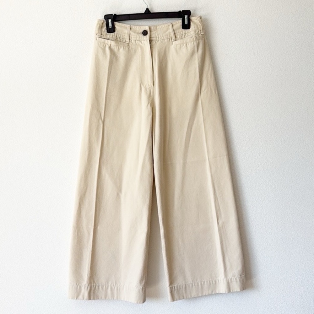 TheOpen Product Women's OPEN YY
Khaki Wide-Leg  in Beige Cream Pants